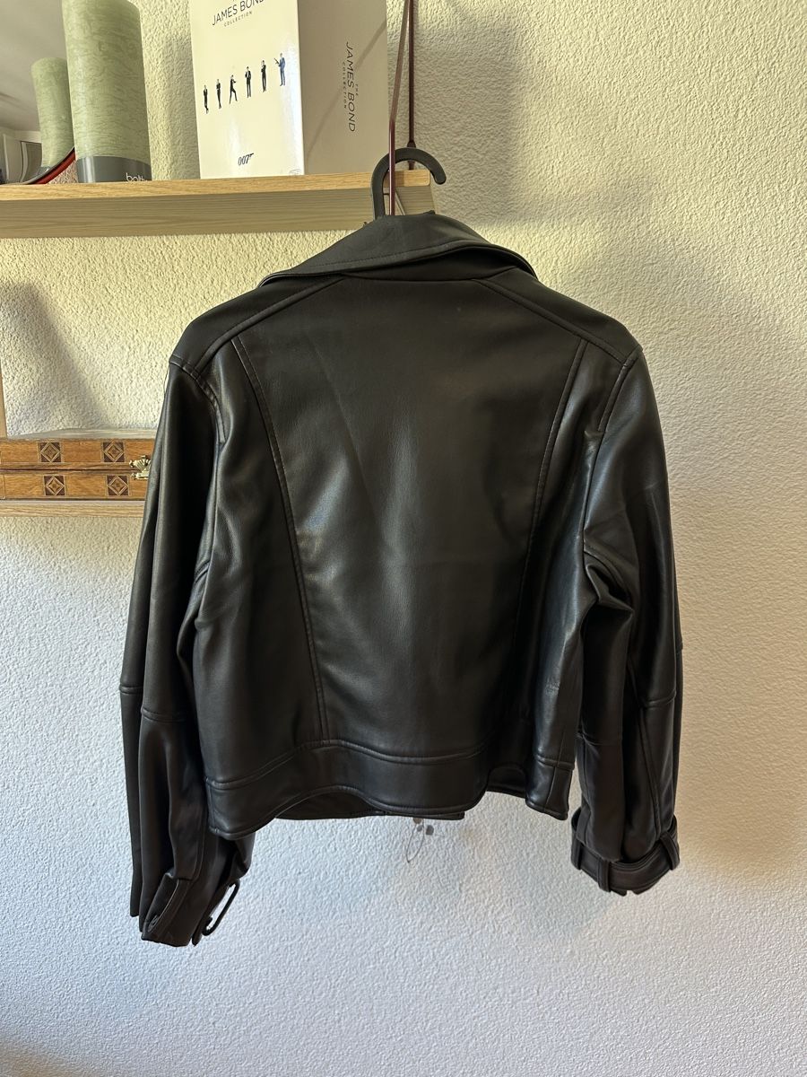 Mango Giacche: Damen Bikerjacke Schwarz – Usato da Cazis venduto da sina12 1