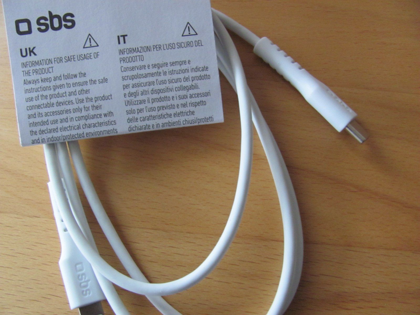 Cavi: Lighting Kabel /Ladekabel /sbsmobile – Nuovo e nell'imballaggio originale da Uznach venduto da Bimbolino 2