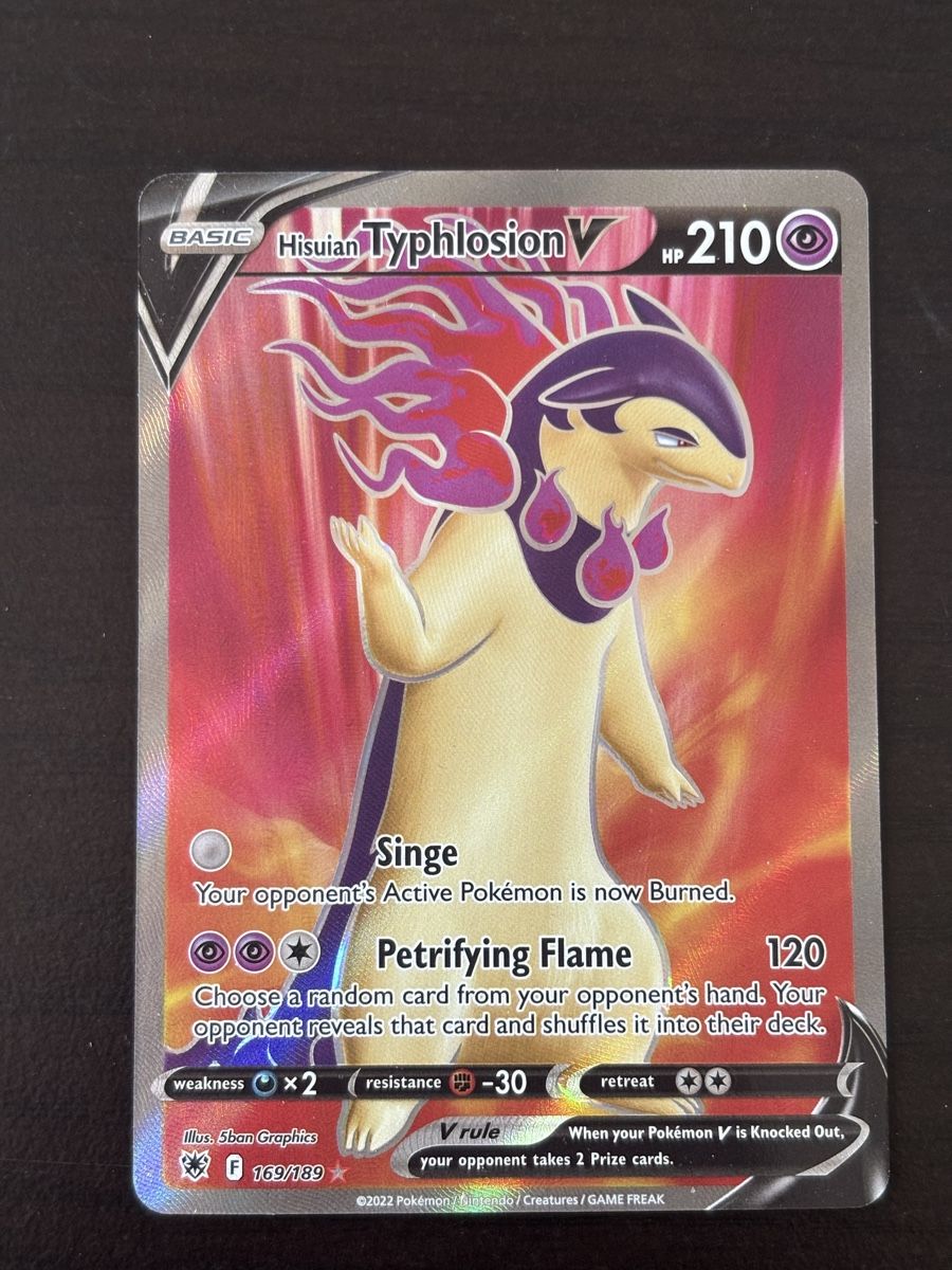 Pokémon Cartes à collectionner: Carte Pokémon TYPHLOSION V  – Neuf (Voir description) à lausanne par helderj