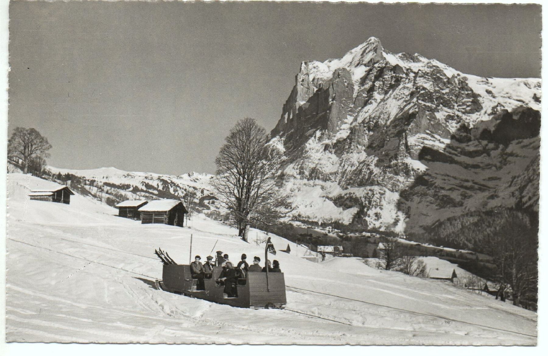 Cartoline postali: GRINDELWALD Funi-Ski mit Wetterhorn – Usato da Jona venduto da philajona