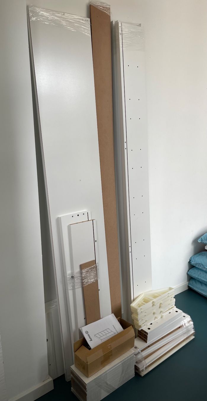 Armadi: Schuhschrank Schmal Weiss - Spiegeltüre – Usato da Turbenthal venduto da mmtuescher 1