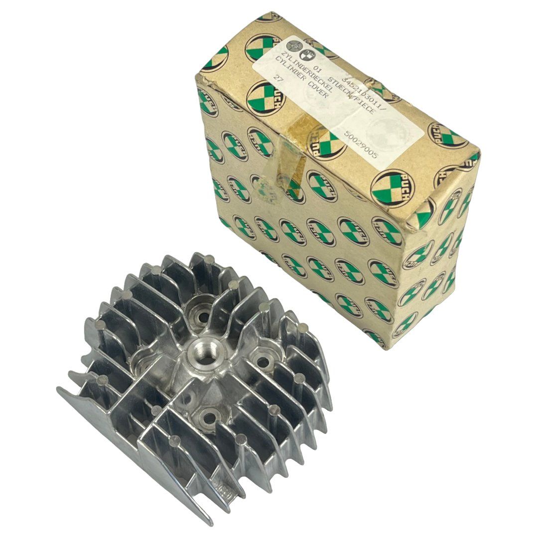 Puch Mofas: Zylinderkopf Puch MAxi Plus/K40 NOS – Neu und originalverpackt aus Hallau von mofaplus