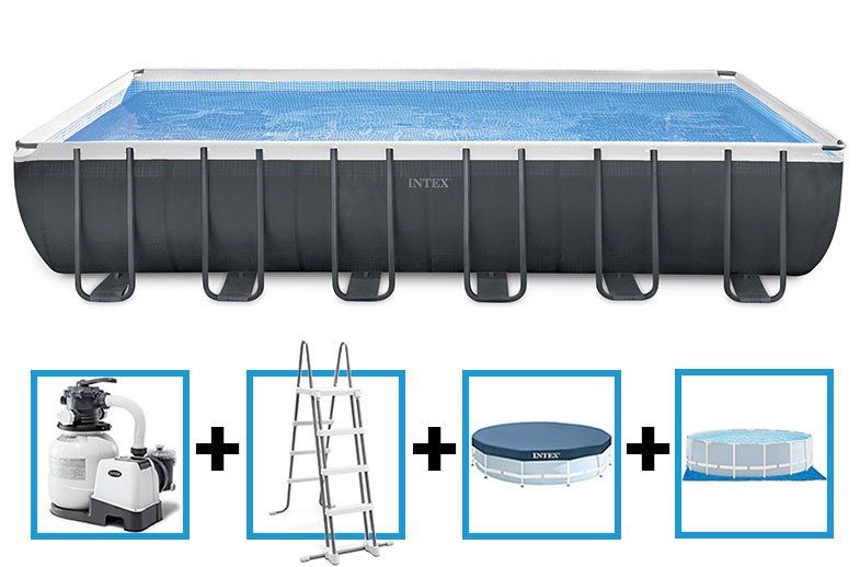 Intex Schwimmbad: INTEX 732x366x132 Der Sommertraumpool 2023 SandfiPump TopNEU – Neu und originalverpackt aus Wynau von Intexpool24