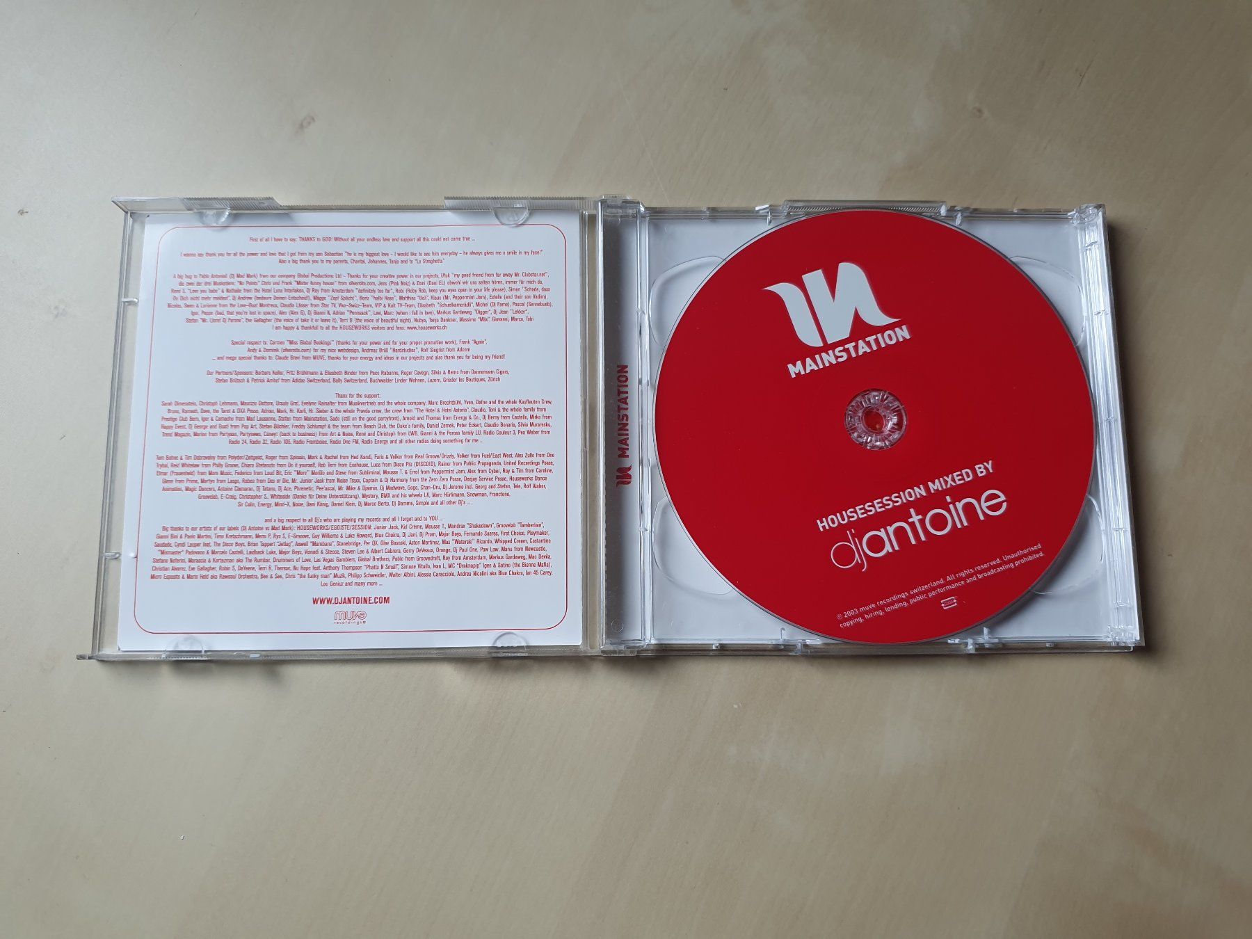 CD: DJ Antoine Mainstation Housesessions – Usato da Stansstad venduto da collectorsshop 2