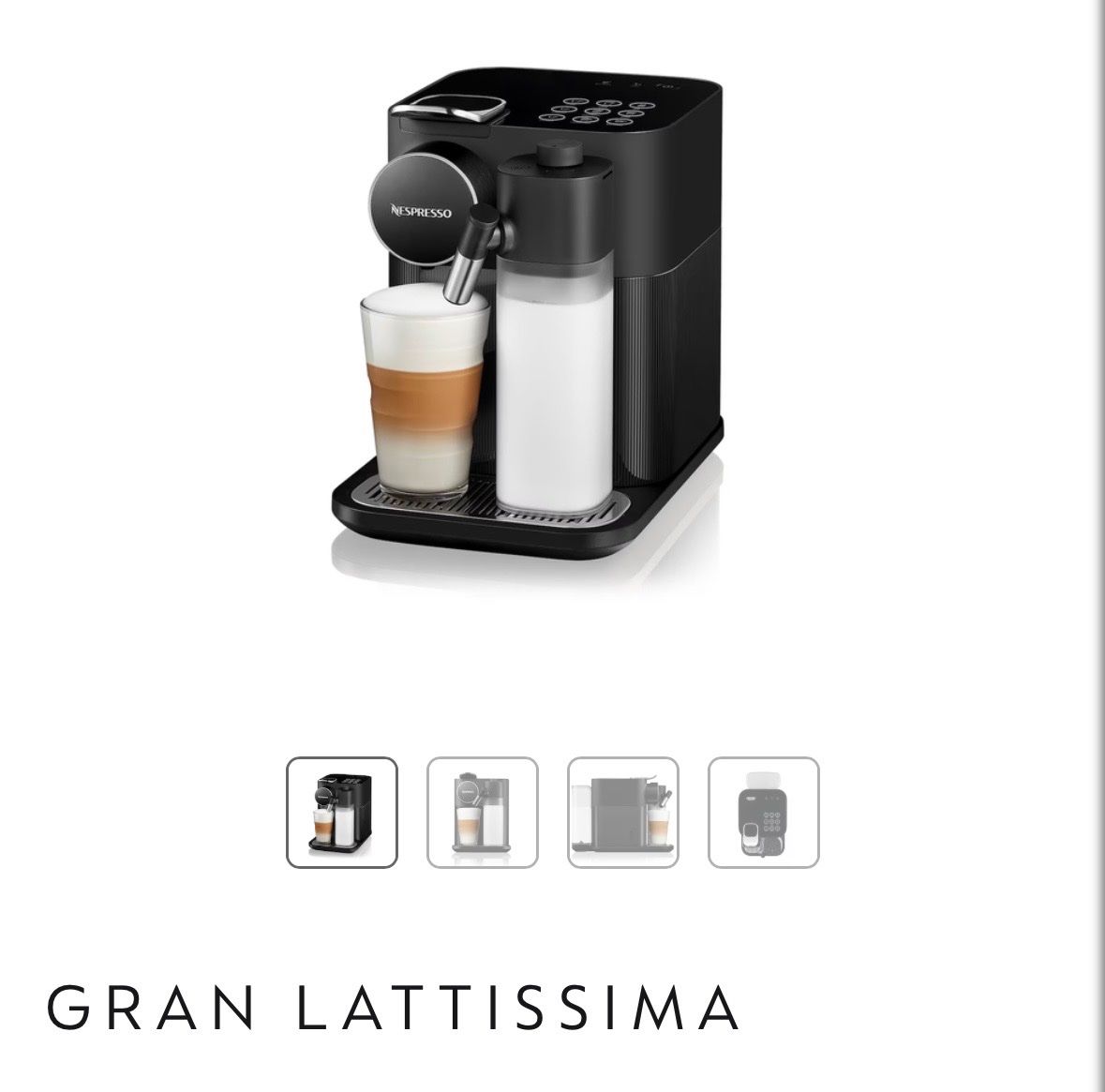 De'Longhi Macchine per caffè & Macchine per espresso: Nespresso/DeLonghi Gran Lattissima – Usato da Biel-Benken BL venduto da max_v7gp 1