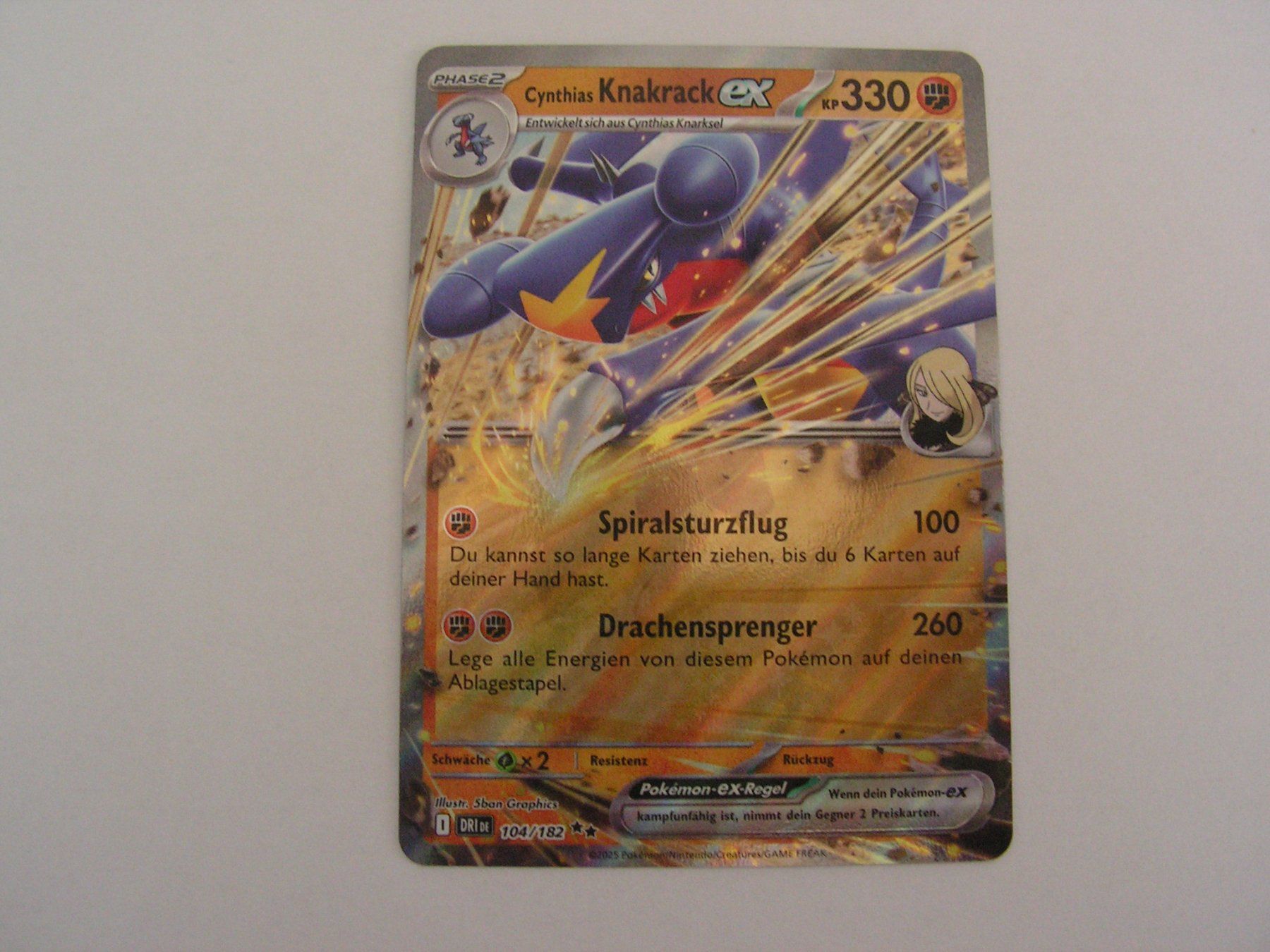 Pokémon Sammelbilder & Trading cards: Cyntias Knakrack EX 104/182 Ewige Rivalen – Neu (gemäss Beschreibung) aus Aesch BL von Hansboeni