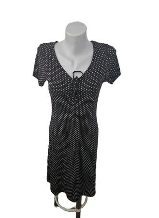 Herziges Kleid mit Pünktli Punkten Polka Dots ca. Gr. 38
