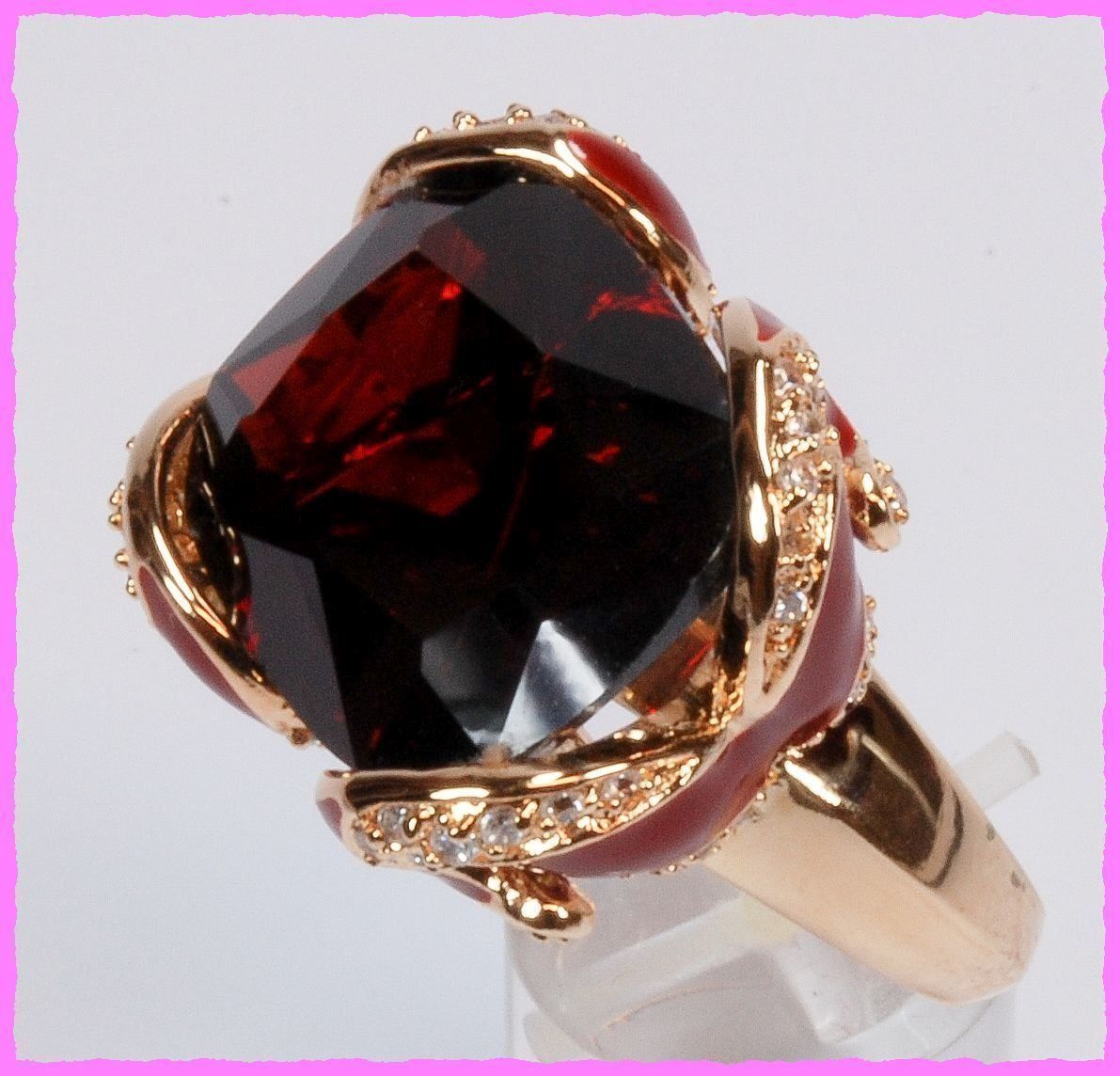 Anelli: Wow, grosser Ring mit Zirkonia – Nuovo e nell'imballaggio originale da Oberglatt ZH venduto da Diamond-Girl 2