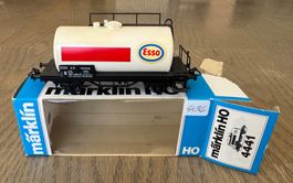weisser Kesselwagen ESSO, mit Bremserbühne; neu & OVP