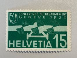 1932 Flugp.16.1.09 doppelt eingefär. Grünplatte, mit Attest