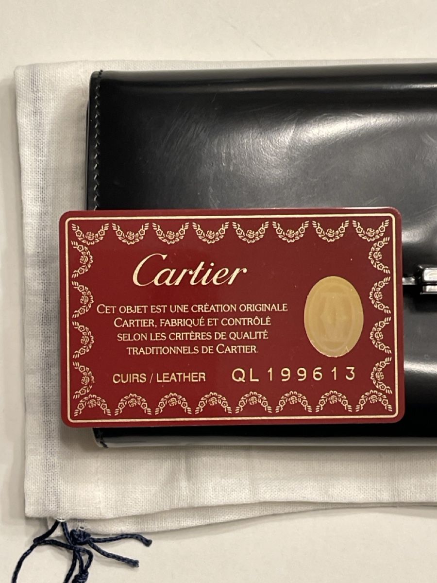 Cartier Borse da donna: Cartier Pochette Soir Noir Élégante et Chic, Authentique – Usato da lausanne venduto da sultan18 5