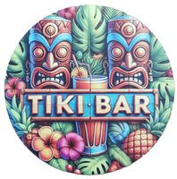 TIKI BAR - Blechschild  (neu/OVP)