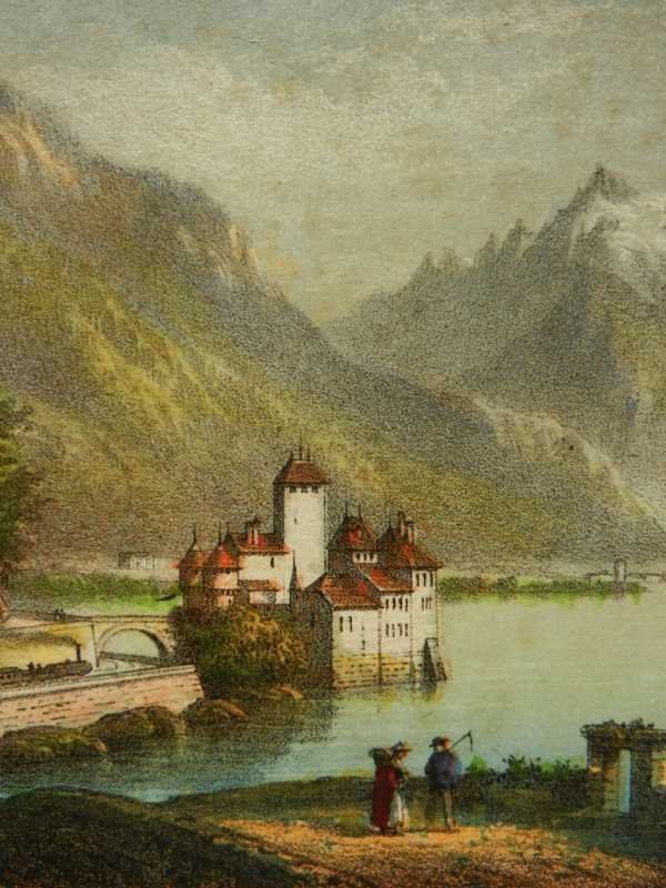 Incisioni: Chillon Lac Leman – Usato da Risch venduto da Rischli15 4