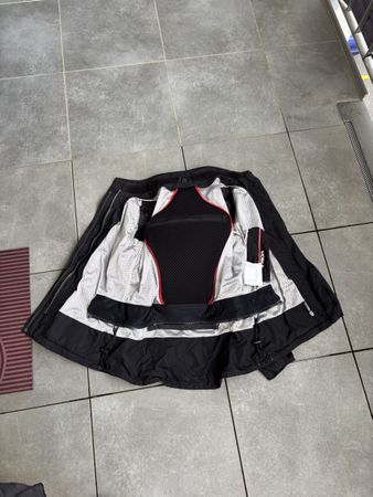Difi Motorradjacke Aerotex mit Protektoren schwarz