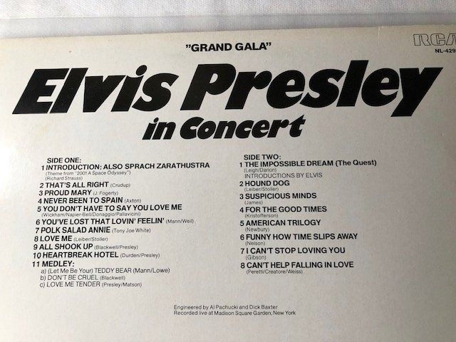 Dischi in vinile: Elvis Presley – Usato da Aarwangen venduto da Jukebox3 3