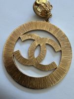 Chanel Ohrclip CC Logo goldfarben