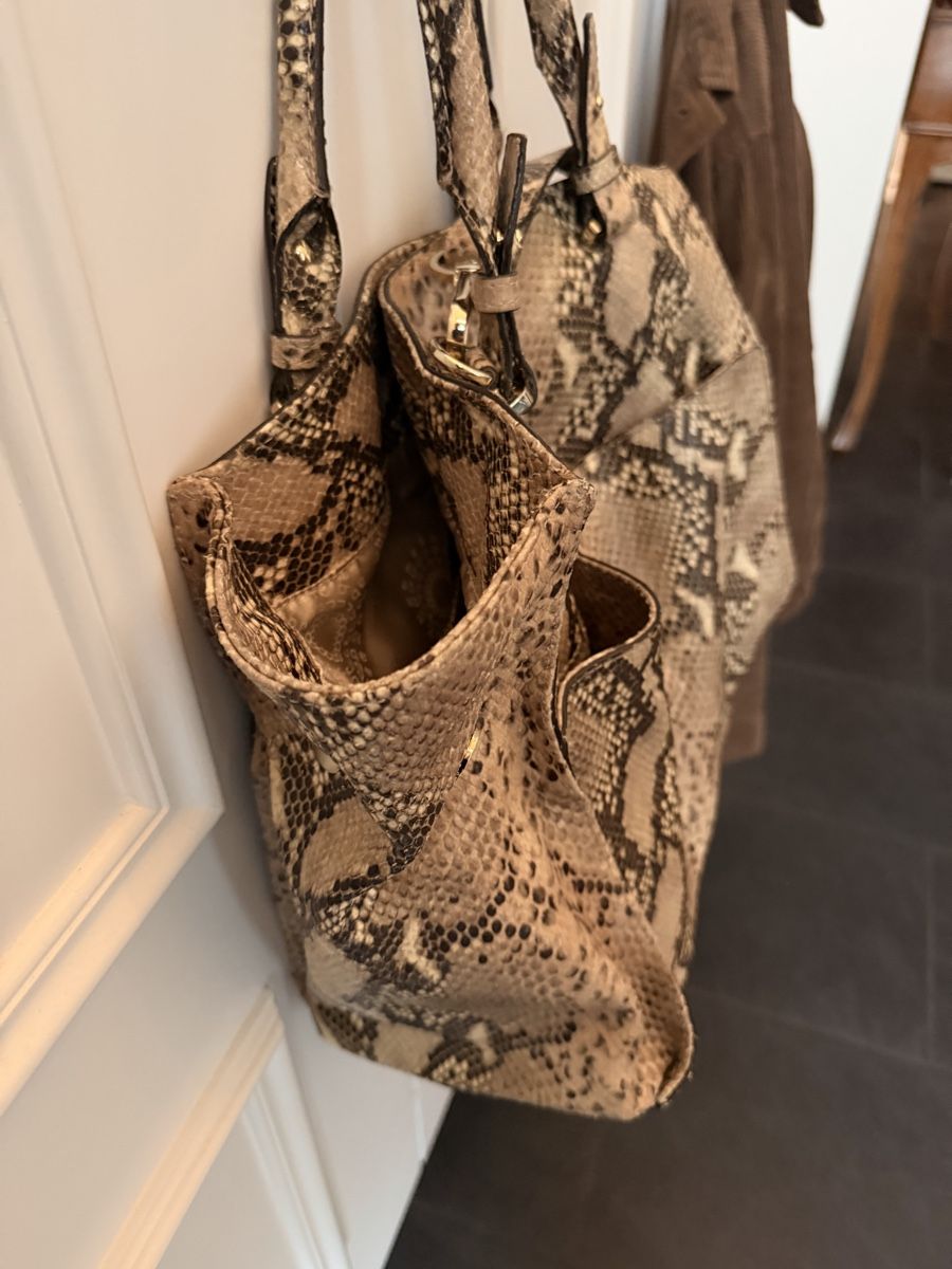 Taschen für Damen: Handtasche Schlangenoptik beige braun – Neu (gemäss Beschreibung) aus Schaffhausen von bet_5znm 6