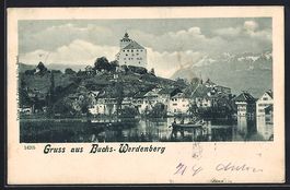 Buchs-Werdenberg, Ortspanorama mit Schlo
