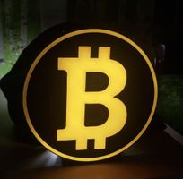 Décoration Bitcoin LED