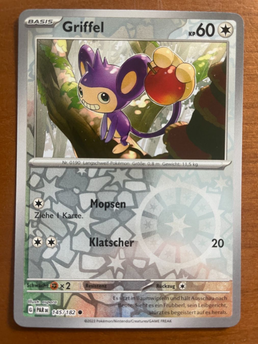 Pokémon Sammelbilder & Trading cards: Pokemon Griffel Reverse (Versand gratis) – Neu (gemäss Beschreibung) aus Chur von Angerson