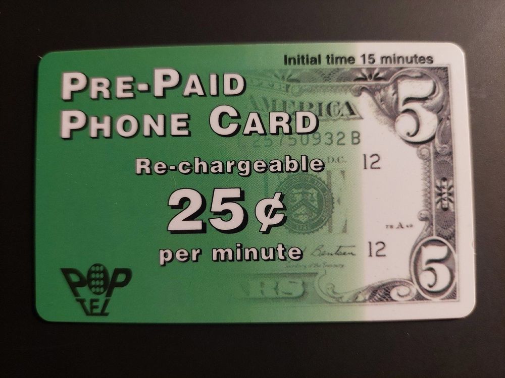 POPTEL PrePaid Phone Card 15 Min Frankreich Kaufen auf Ricardo