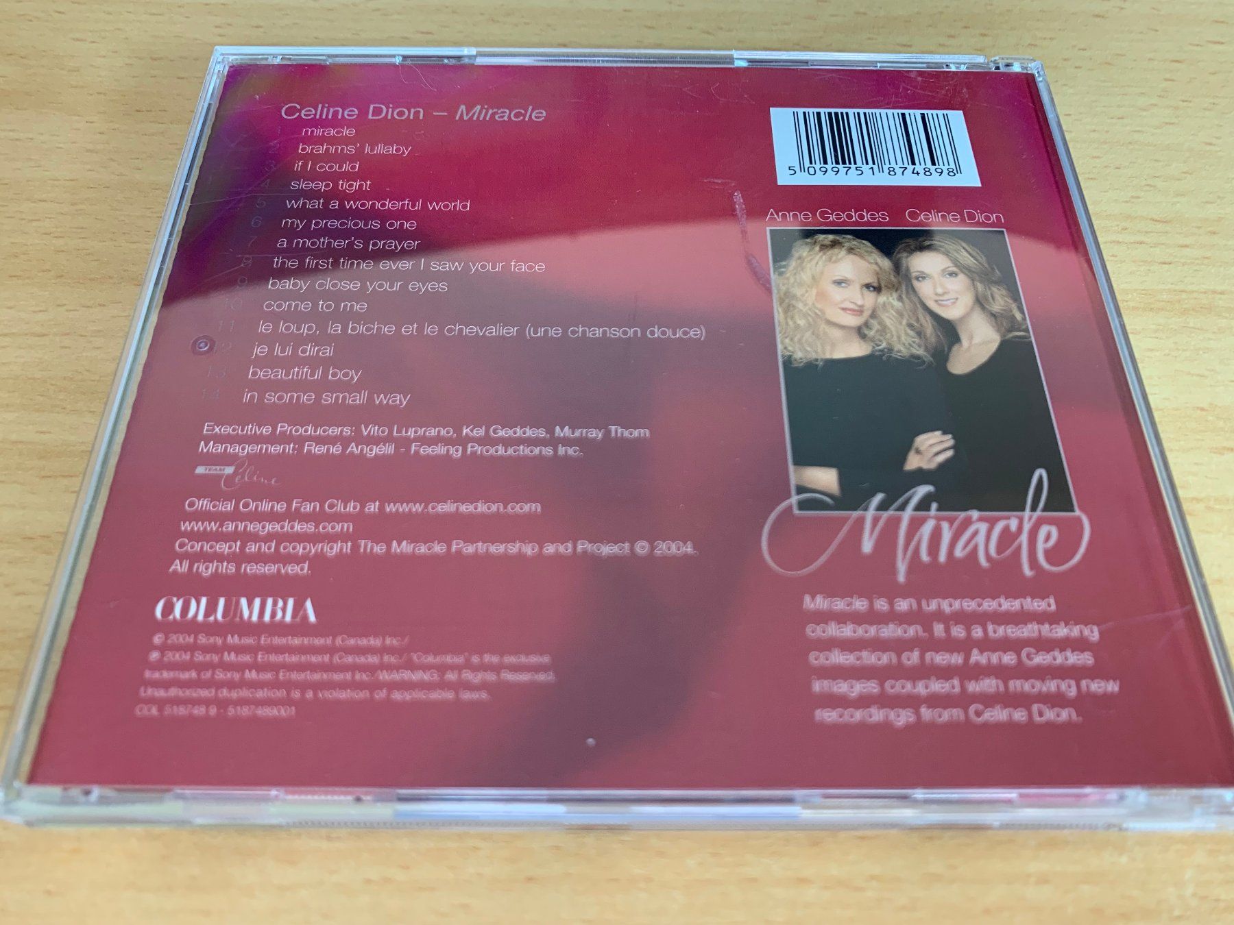 CD: Celine Dion – Miracle – Usato da Rikon im Tösstal venduto da Alpenmutz 1