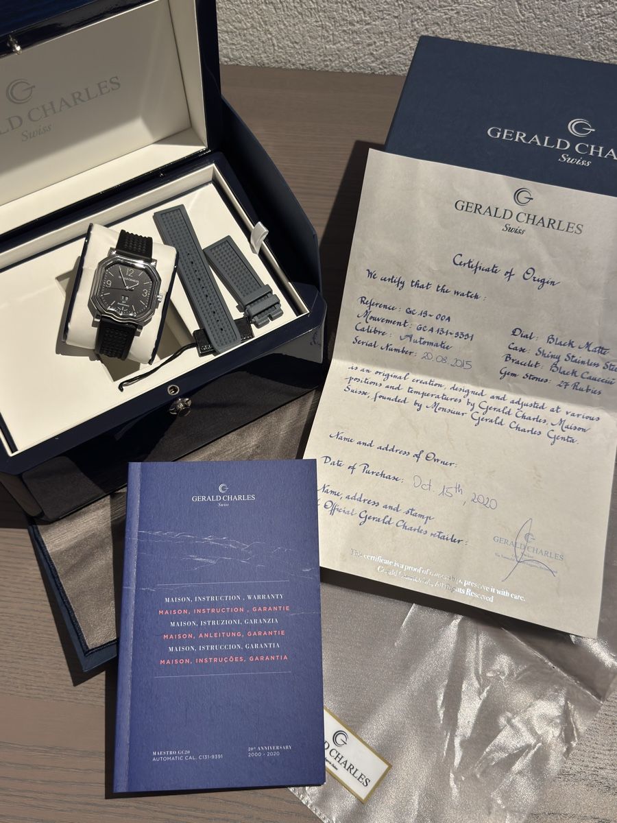 Montres: Gérald Charles Maestro 20th Anniversary  – D'occasion à Morges par gde_q2s2 1