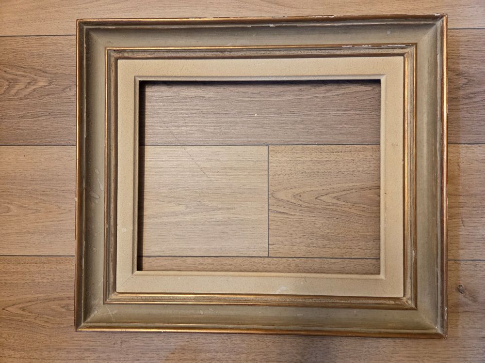 cadre photo des années 1960 vue 6,5 cm x 8,50 cm extérieur 18,5 par 16,50 cm