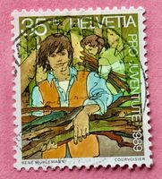 Nr.J 311 Sozialeinsatz Pro Juventute GESTEMPELT 1989   