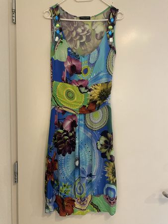 Mirella Mori Sommerkleid, Blumenmuster, ca. Gr. M