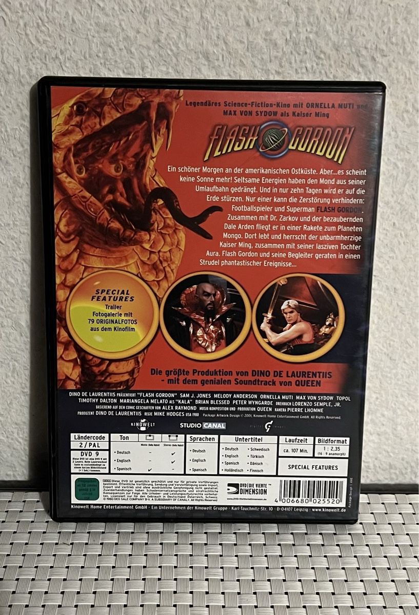 Tutti i DVDs: Flash Gordon - DVD – Usato da Flawil venduto da NiceT 1