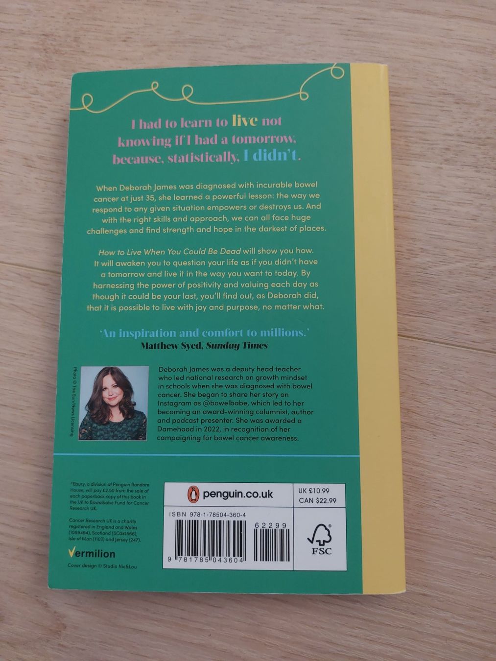 Libri: How to live when you could be dead - Deborah James – Usato da Untereggen venduto da ros_kz89 1