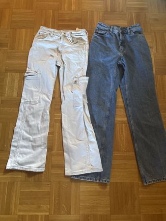 2 Paar Jeans Gr. 158