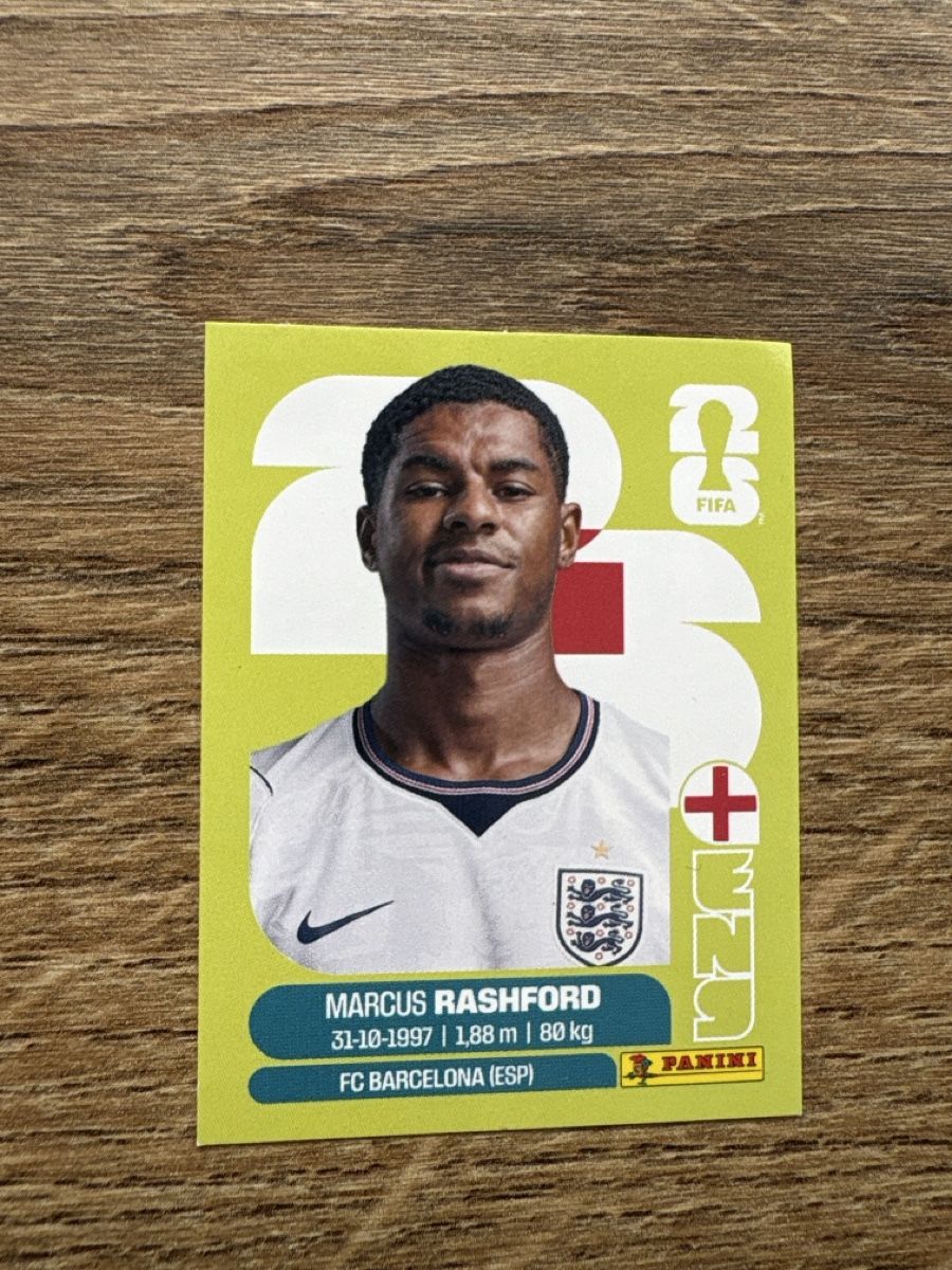 Panini Carte collezionabili: Panini WM 2026 Marcus Rashford Sticker – Nuovo (secondo la descrizione) da Menznau venduto da Hetfield85
