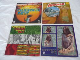 4x Vinyl Italo Sampler Pop Rock Sanremo  ua - 80s Pop