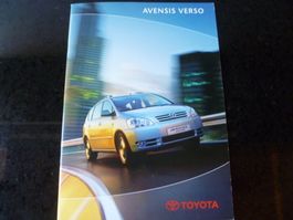 Toyota Avensis Verso Prospekt 2003