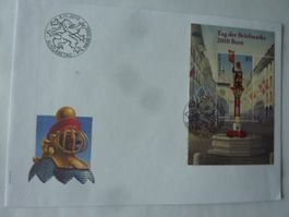 BRIEFMARKEN AUSGABETAG 2010.  TAG DER BRIEFMARKE BERN 2010