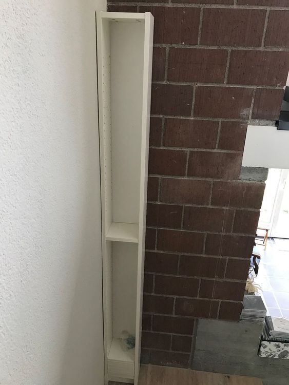 TerraVibe 5-Etagen Eckregal 173cm - Bücherregal Schmal Für Kleine Räume