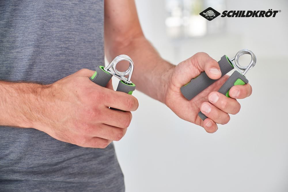 Hometrainer: Handmuskeltrainer-Set, anthrazit/grün – Nuovo e nell'imballaggio originale da St. Gallen venduto da cointec 5