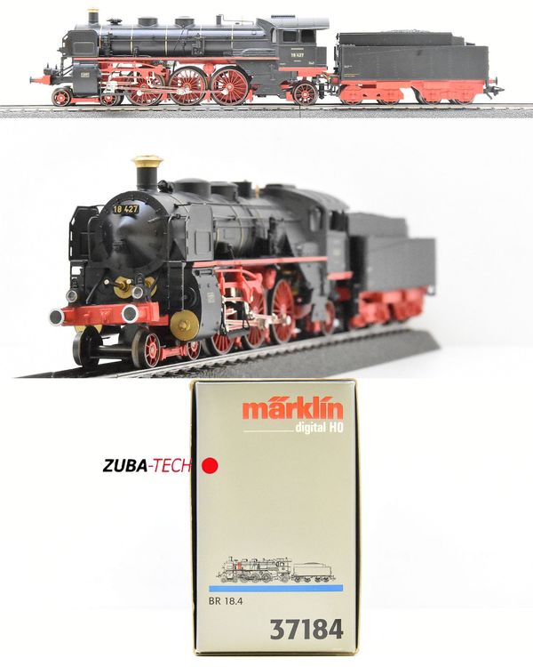 Märklin 37184 Dampflok BR 18.4 DRG H0 WS Digital mit OVP | Kaufen auf ...