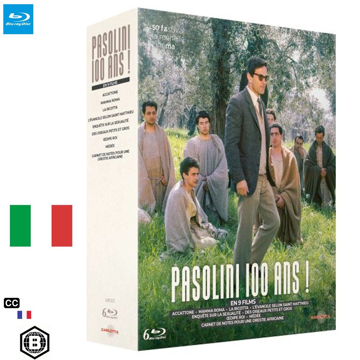 Tutti i DVDs: Pasolini 100 ans ! En 9 films Blu-ray – Nuovo e nell'imballaggio originale da Semsales venduto da __Florian__ 1