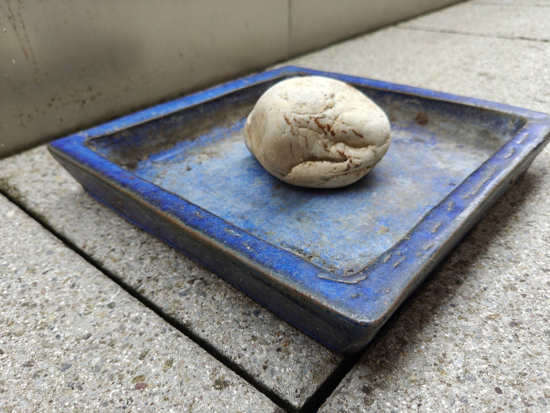 Untersetzer: Vogelbad oder Topf-Untersetzer in blau – Gebraucht aus Basel von jos_2z5q