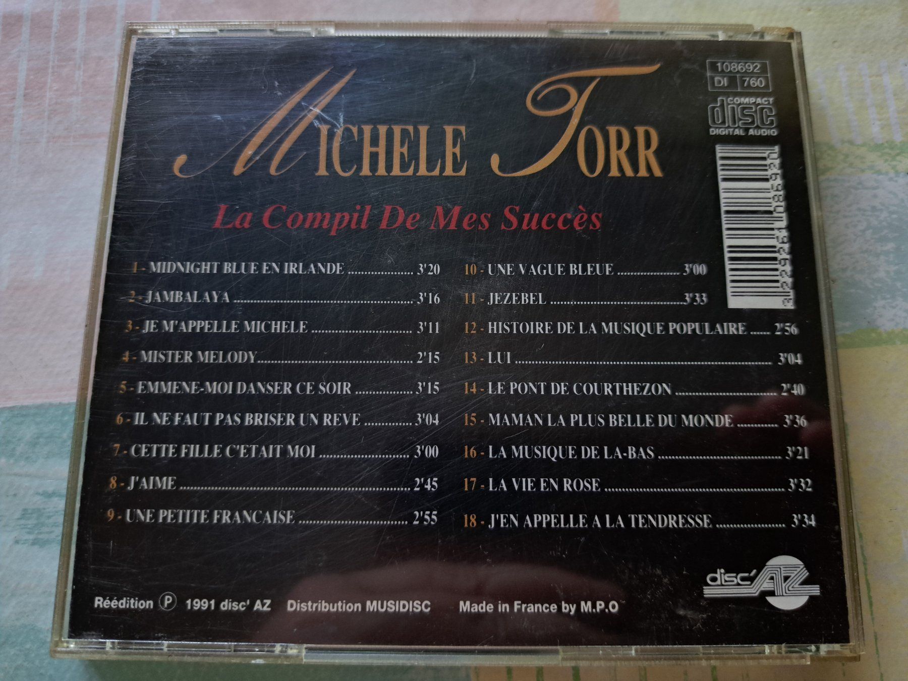 CDs: CD Michèle Torr - La compil de mes succès – Gebraucht aus Pully von bro_n52j 1