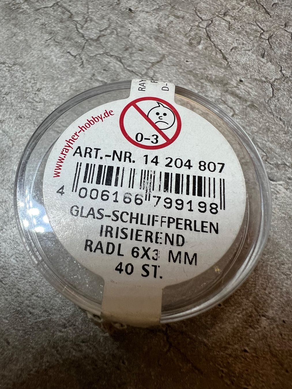 Perle (finte): Glas Schliffperlen Rayher - 6 x 3 mm – Nuovo (secondo la descrizione) da Stein AG venduto da Anastasia_Asya 2