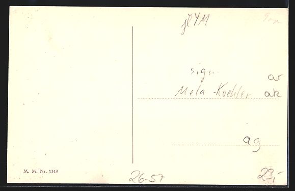 Cartoline postali: Mela Köhler: Kinder beim Picknick mit P – Usato da Berlin venduto da bartko-reher 1