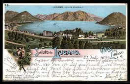 Lithographie Lugano, Veduta Generale