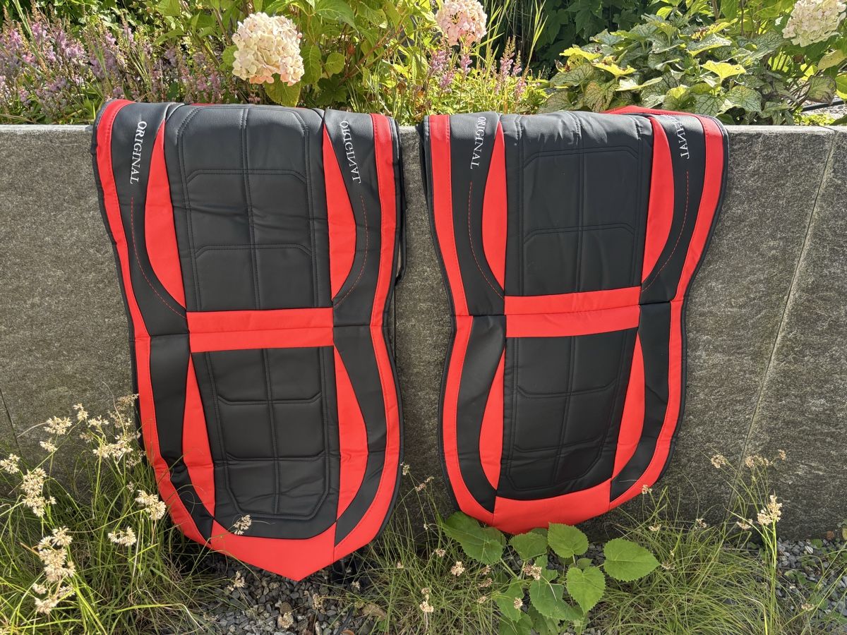 Alle Ersatzteile: Autositzbezug Kunst Leder Optik schwarz rot 2Stk – Neu (gemäss Beschreibung) aus Berikon von Arturo2