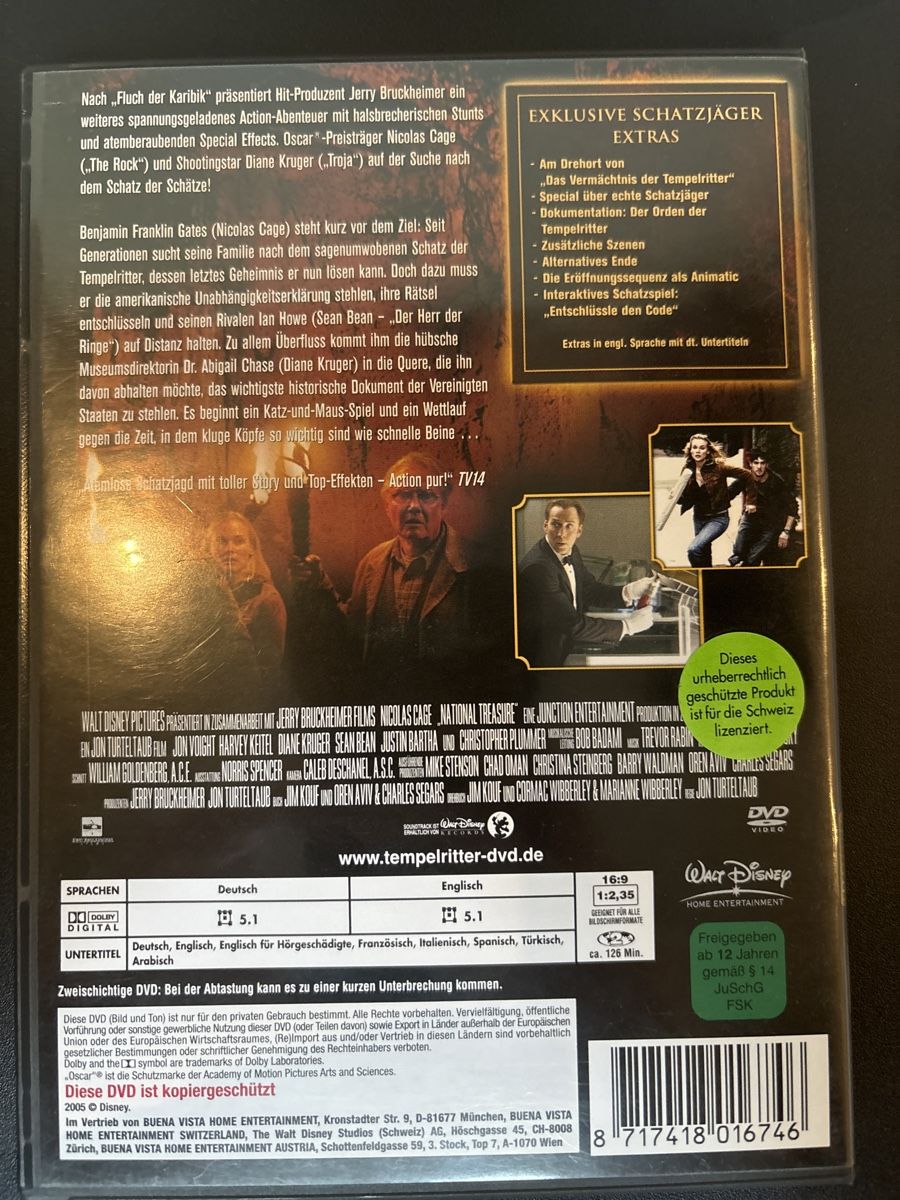 Tutti i DVDs: Nicolas Cage DVD collection – Usato da Oberentfelden venduto da Rabaelikus 6