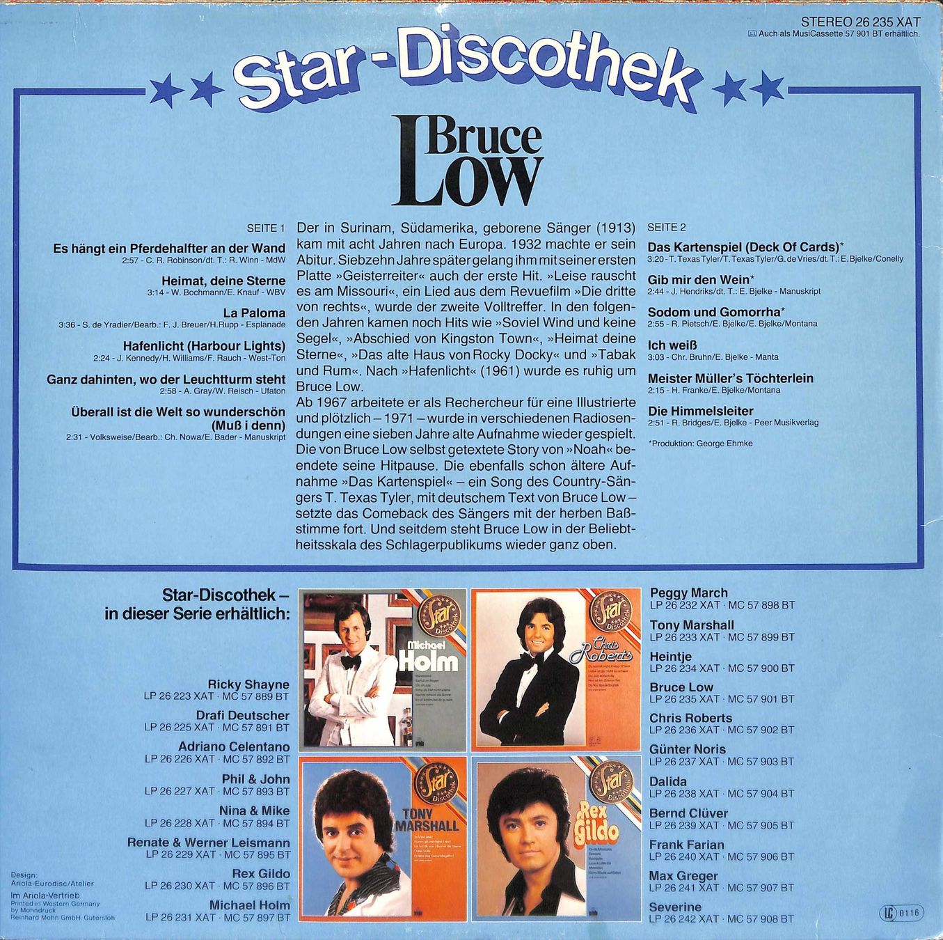 Vinyles: LP: Bruce Low - Star-Diskothek – D'occasion à Trimmis par Dres2 1
