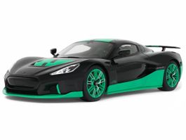RIMAC NEVERA RECORD CAR 2023 BLACK/GREEN 1:18